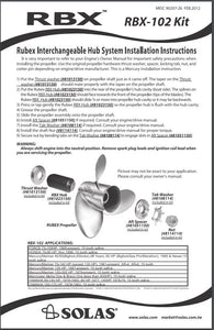 SOLAS RBX-102 Hub Kit